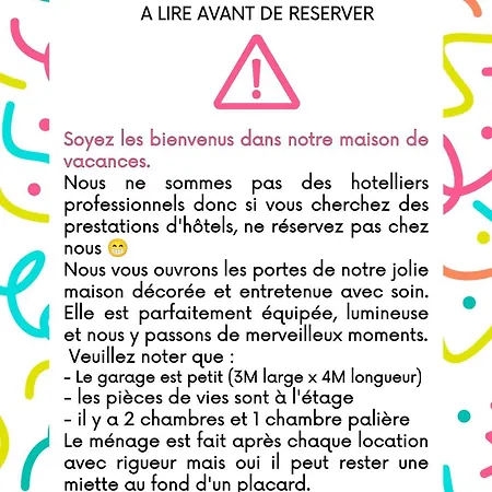 Le De La - Maison Avec Garage Holiday home